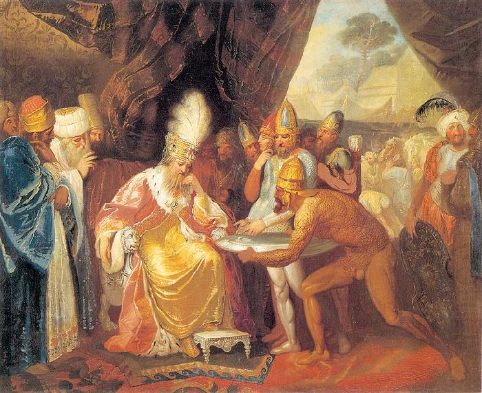 Franciszek Smuglewicz Scythian emissaries meeting with Darius china oil painting image